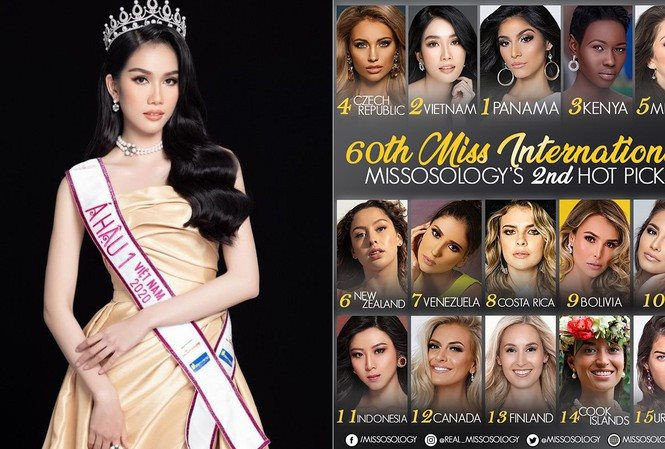 Miss International 2021: Á hậu Phương Anh được Missosology dự đoán giành ngôi Á hậu 1