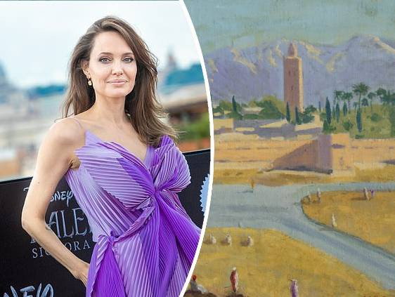 Angelina Jolie đem bán tranh do Brad Pitt tặng, thu về lợi lớn