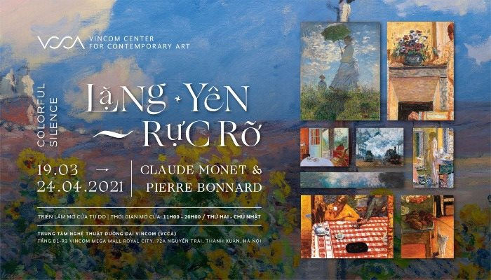 Triển lãm số 'Lặng yên rực rỡ' về Claude Monet và Pierre Bonnard