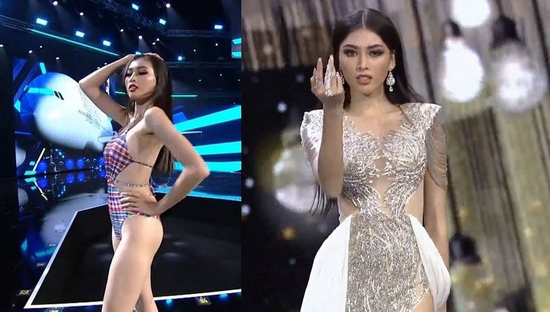 Ngọc Thảo gây ấn tượng với màn 'hất tà' đỉnh cao tại bán kết Miss Grand International 2020