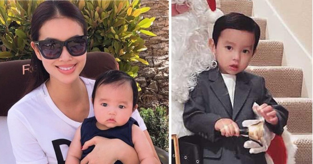 Hoa hậu Phạm Hương khoe ảnh hiếm của con trai khi 4 tháng tuổi