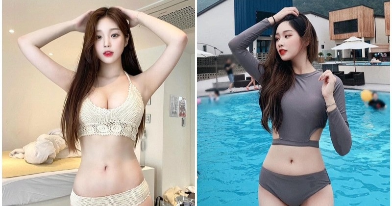 Vẻ đẹp nóng bỏng của hot girl Hàn Quốc "hút" triệu follow