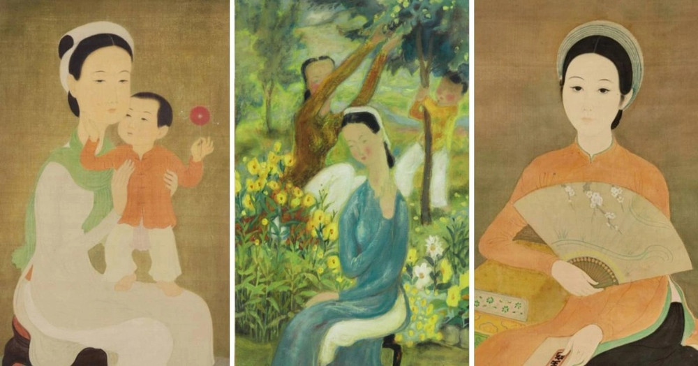 4 bức tranh khắc họa phụ nữ Việt xuất hiện trên sàn đấu giá quốc tế