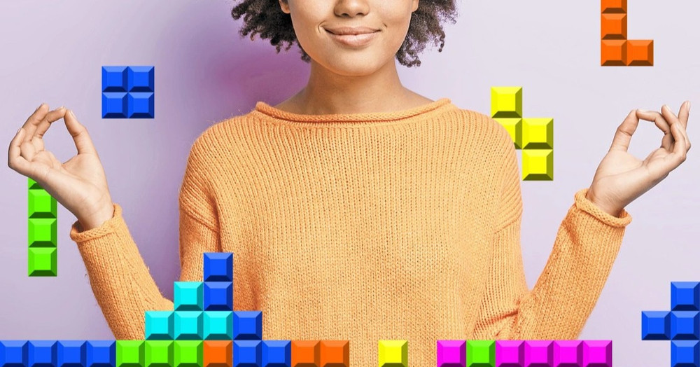Trò chơi xếp chỗ Tetris, phương pháp giải tỏa cảm giác lo lắng