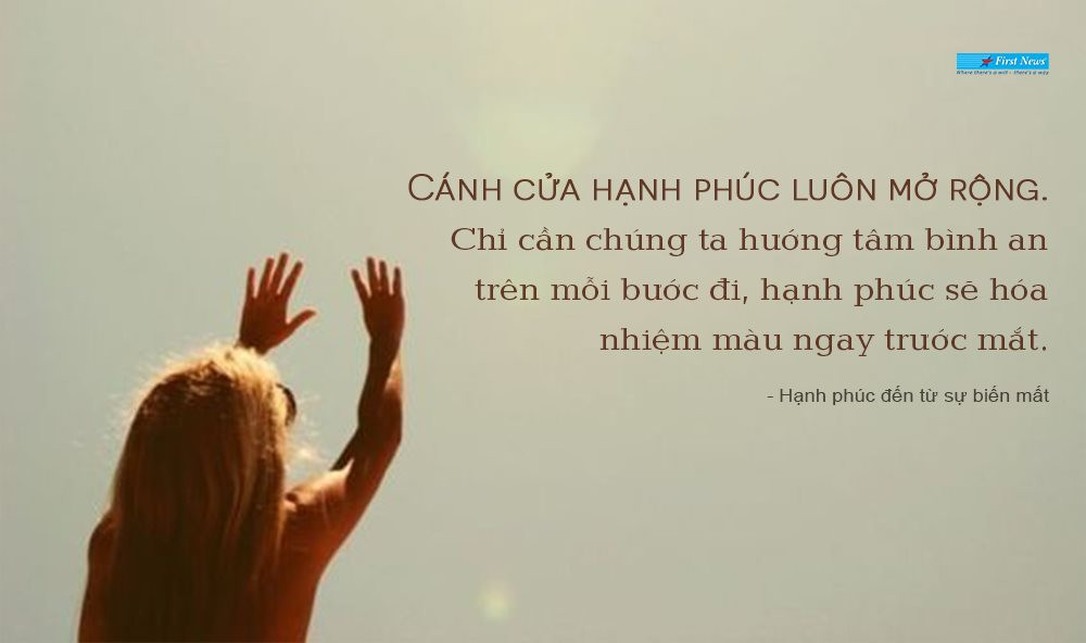 Hạnh phúc đến từ sự biến mất - Được mất chỉ là lẽ thường