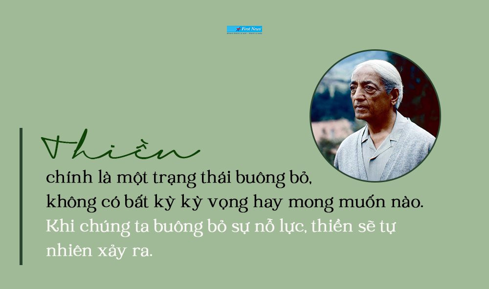 Những điều tôi học được về phương pháp thiền từ Krishnamurti