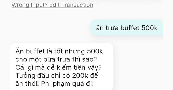 Một ứng dụng quản lý chi tiêu bằng AI nhắc mỗi lần lỡ chi nhiều tiền, cảm giác như bị mẹ mắng!