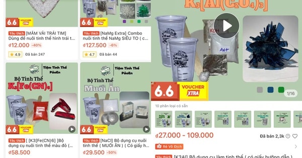 Hiểm họa từ thú vui "nuôi tinh thể"