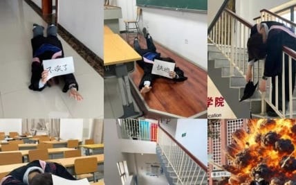 Trào lưu chụp ảnh kỷ yếu hài hước để phản ánh sự chán ghét bản thân