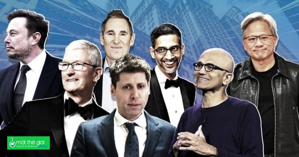 CEO Tim Cook, Jensen Huang, Sam Altman, Satya Nadella dùng AI mỗi ngày làm những gì?