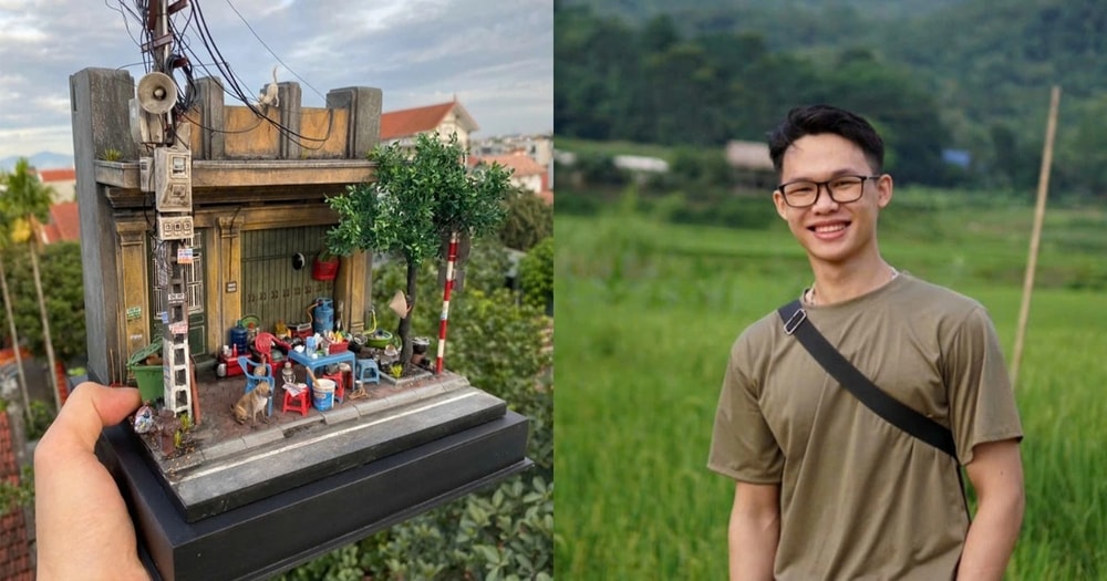 Chàng trai bỏ việc lương 30 triệu, làm mô hình phố phường Hà Nội gây sốt