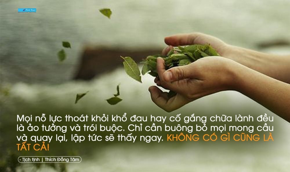 Tịch tịnh - Buông bỏ để trở về với hạnh phúc vốn có