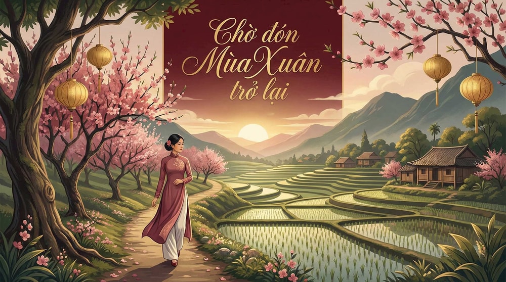 Mùa đông đã qua, chúng ta chờ đón mùa xuân trở lại