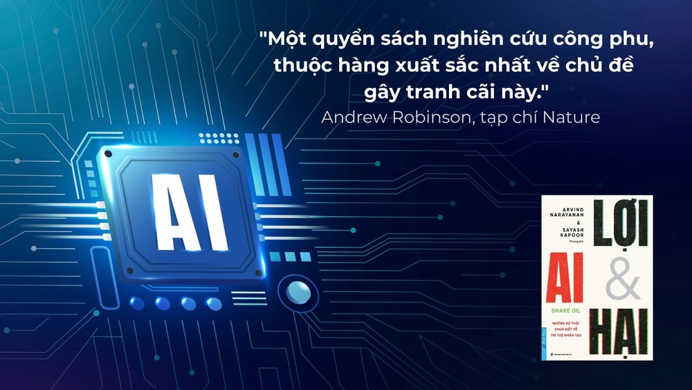 Sách sắp phát hành: AI - Lợi và Hại