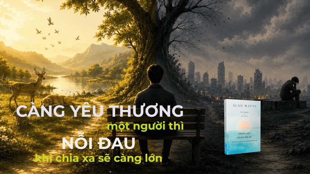 Minh triết từ nỗi bất an - Càng cảm nhận hạnh phúc mãnh liệt, con người càng dễ chịu đau đớn sâu sắc khi mất mát