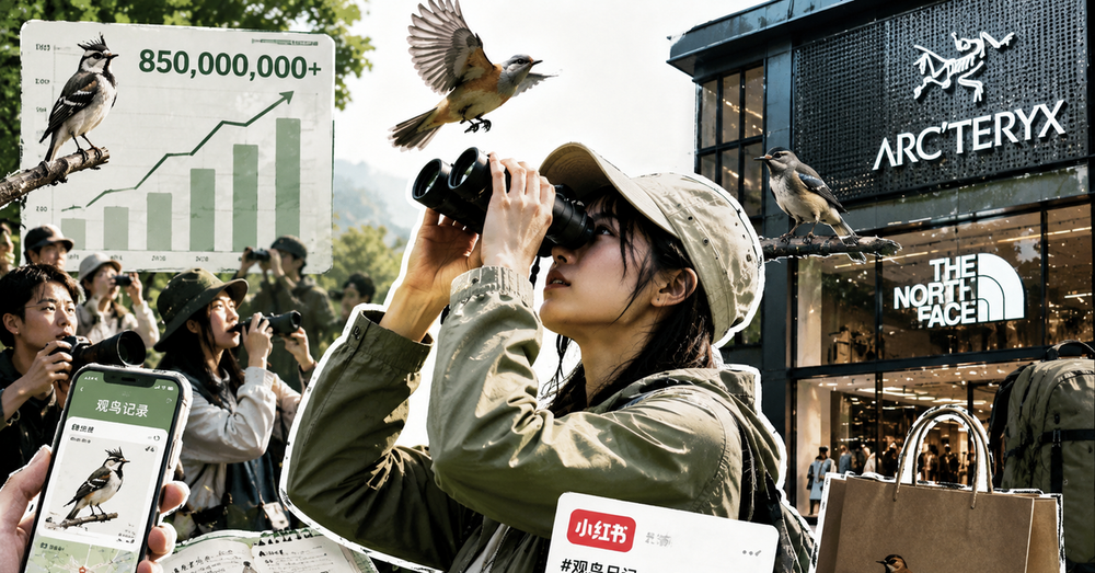 Trào lưu Birdwatching khiến giới trẻ Trung Quốc dõi theo, kéo cả các thương hiệu lớn vào cuộc