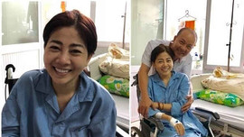 Diễn viên Mai Phương vẫn kiên cường, lạc quan tại bệnh viện