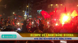VIDEO: Người dân Sài Gòn đổ ra đường ăn mừng Olympic Việt Nam thắng Olympic Syria