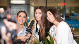 Người đẹp Daniela Zivkov và hai á hậu Áo 2018 đến TP.HCM
