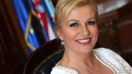 Chân dung nữ tổng thống xinh đẹp Croatia