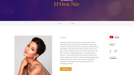 H'hen Niê chính thức xuất hiện trên trang chủ Miss Universe 2019