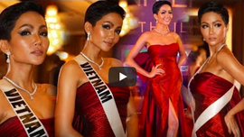 H'Hen Niê nổi bật khi trình diễn dạ hội tại Miss Universe và báo chí Thái Lan