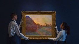 ‘Đống rơm’ của danh họa Monet được bán với giá kỷ lục 110,7 triệu USD