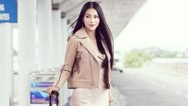 Hoa hậu Phương Khánh lên đường chấm thi Miss Earth Singapore 2019