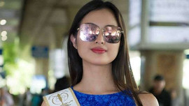 Hoa hậu Siêu quốc gia 2013 Mutya Johanna Datul rạng rỡ đến Việt Nam