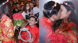 Đông Nhi - Ông Cao Thắng mặc trang phục cưới, tái hiện màn cầu hôn ở sân bay