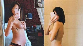 Phương Mai chia sẻ ảnh bán nude khi mang thai tháng 8