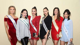 Ngọc Châu ấn tượng trong ngày chào sân tại Miss Supranational