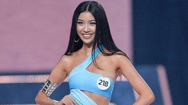 Thúy Vân lộ ngực trên sóng trực tiếp trong phần thi bikini Hoa hậu hoàn vũ Việt Nam 2019