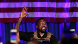 Rapper Kanye West khóc nấc vì nạn phá thai khi vận động tranh cử tổng thống