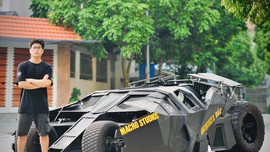 Sinh viên Việt Nam chế tạo thành công xe 'Người dơi' Batmobile