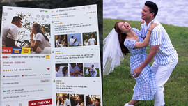 Thiệp cưới nhìn như trang thương mại điện tử đang “sốt” trên mạng xã hội