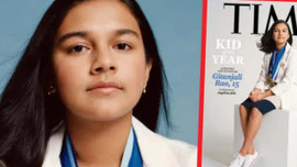 Nữ sinh 15 tuổi tài năng giành danh hiệu 'Trẻ em của năm' trên tạp chí Time