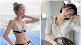 Hot girl xứ Hàn sở hữu gương mặt ngây thơ, xinh đẹp tựa búp bê
