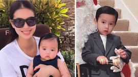 Hoa hậu Phạm Hương khoe ảnh hiếm của con trai khi 4 tháng tuổi