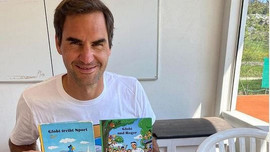 Ngôi sao quần vợt Roger Federer trở thành nhân vật chính trong truyện tranh 'Globi and Roger' cho trẻ em
