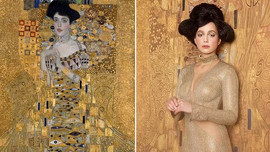 Tái hiện những cô gái dát vàng của danh họa người Áo Gustav Klimt