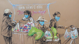 Sài Gòn bao dung, nghĩa tình được khắc họa trong tranh của họa sĩ Lê Sa Long