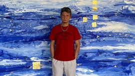 Bức họa 'Miền xanh' của Trần Nhật Thắng được bán hai lần góp quỹ chống COVID-19
