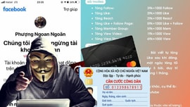 Cẩn thận bị lừa đảo qua dịch vụ lấy lại Facebook bị khoá vì share link clip nhạy cảm