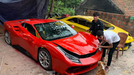 Ô tô tự chế 'nhái' siêu xe Ferrari của thợ Việt