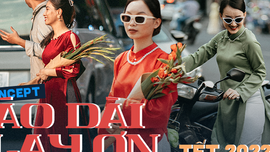 Sài Gòn cuối năm và những 'tiểu thơ' diện áo dài, tay ôm bó lay ơn dễ cưng vô cùng!