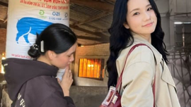 Mỹ nhân gen Z hút triệu view với cảnh vác tải cám phăng phăng nuôi 200 con lợn