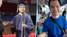 Chàng trai mù trở thành kỹ sư máy bay tại Mỹ nhờ sự nuôi dạy của bố mẹ nuôi