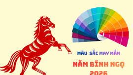 Màu sắc may mắn của năm Bính Ngọ 2026 là màu gì?