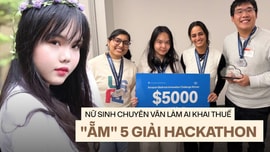 Nữ sinh chuyên Văn “bẻ lái”, sáng kiến AI hỗ trợ khai thuế, "thắng đậm" 5 giải hackathon từ Google và Amazon